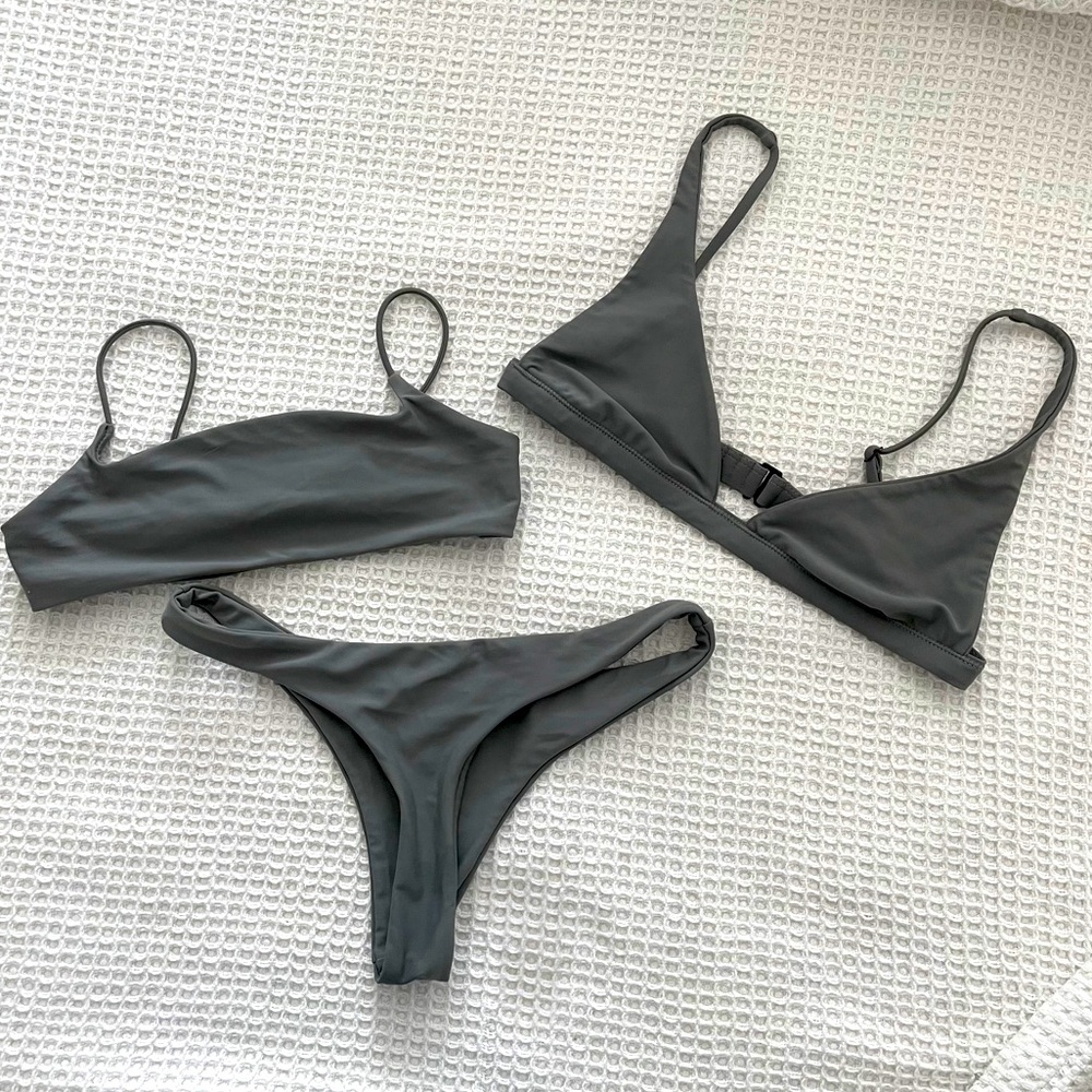 3 piece Grey Ark Swimwear